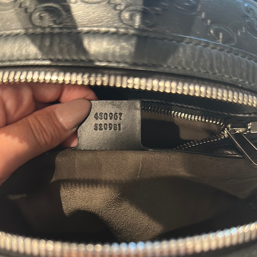 Guccissima Small Black Backpack - image 7